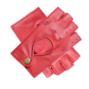 red-fingreless-driving-gloves